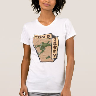 Tom und Jerry auf einem Tan-Sofa T-Shirt