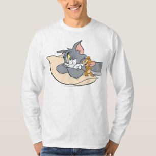 Tom und Jerry auf Kissen T-Shirt