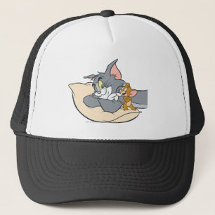 Tom und Jerry auf Kissen Truckerkappe