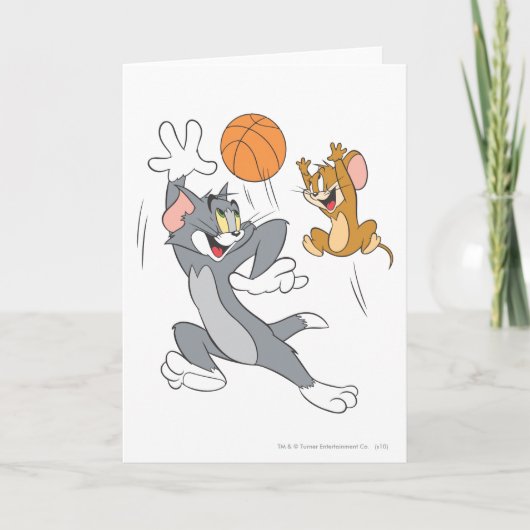 Tom und Jerry Basketball 1 Karte (Vorderseite)