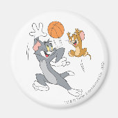 Tom und Jerry Basketball 1 Magnet (Vorne)