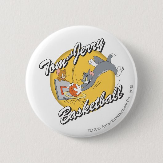 Tom und Jerry Basketball 2 Button (Vorderseite)