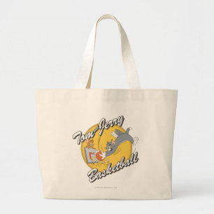 Tom- und Jerry-Basketball 2 Jumbo Stoffbeutel