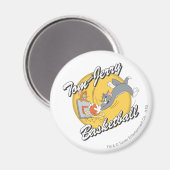 Tom und Jerry Basketball 2 Magnet (Vorderseite/Rückseite)