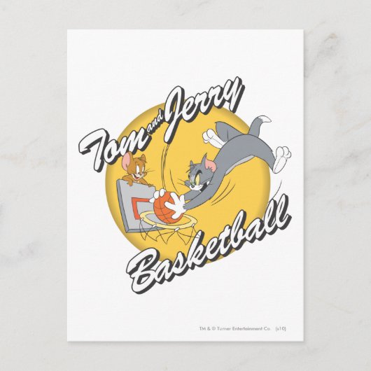 Tom und Jerry Basketball 2 Postkarte (Vorderseite)