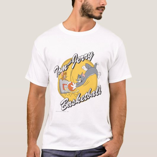 Tom und Jerry Basketball 2 T-Shirt (Vorderseite)