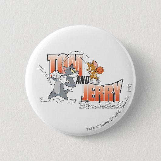 Tom und Jerry Basketball 3 Button (Vorderseite)