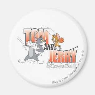 Tom und Jerry Basketball 3 Magnet
