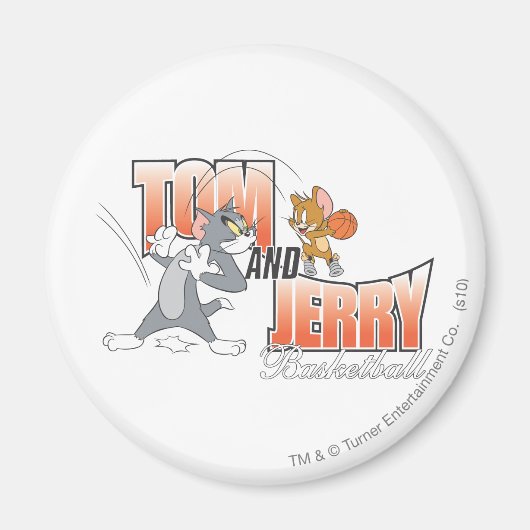 Tom und Jerry Basketball 3 Magnet (Vorne)