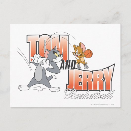 Tom und Jerry Basketball 3 Postkarte (Vorderseite)