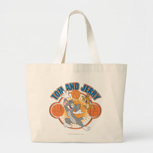 Tom- und Jerry-Basketball 4 Jumbo Stoffbeutel