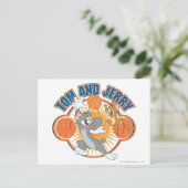 Tom und Jerry Basketball 4 Postkarte (Stehend Vorderseite)