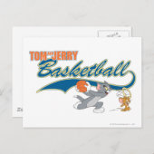 Tom und Jerry Basketball 5 Postkarte (Vorne/Hinten)