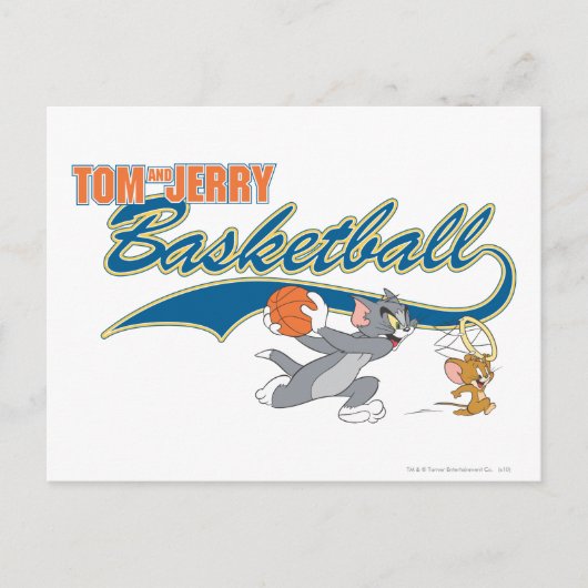 Tom und Jerry Basketball 5 Postkarte (Vorderseite)