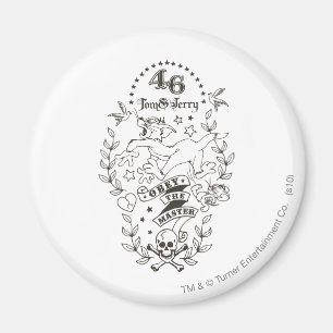 Tom und Jerry befolgen den Meister 1 Magnet