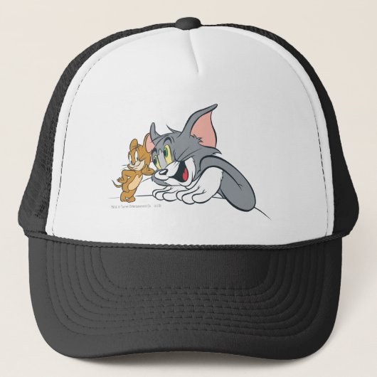 Tom und Jerry Best Buds Truckerkappe (Vorderseite)