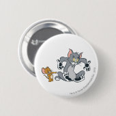 Tom und Jerry Black Paw Cat Button (Vorne & Hinten)
