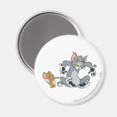 Tom und Jerry Black Paw Cat Magnet (Vorderseite/Rückseite)