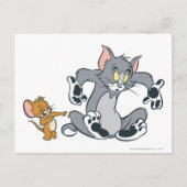 Tom und Jerry Black Paw Cat Postkarte (Vorderseite)