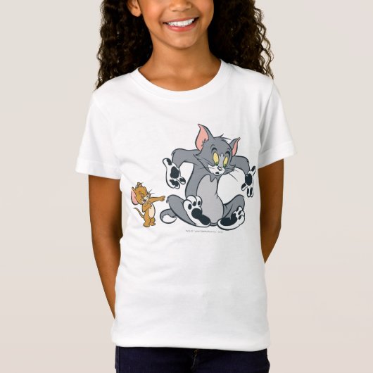 Tom und Jerry Black Paw Cat T-Shirt (Vorderseite)