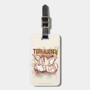 Tom und Jerry Braun und Grün Gepäckanhänger
