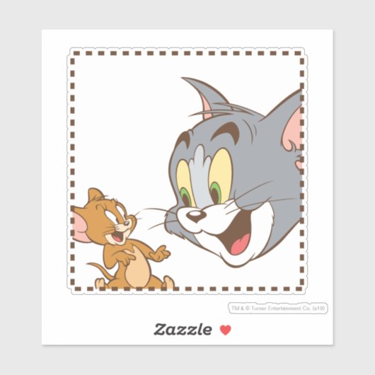 Tom und Jerry Briefmarke Aufkleber (Blatt)