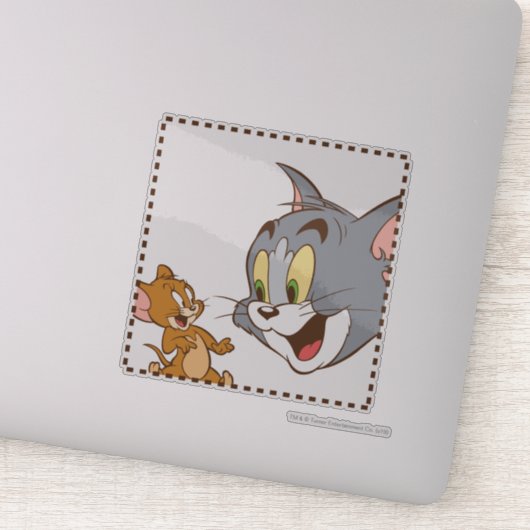 Tom und Jerry Briefmarke Aufkleber (Detail)