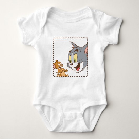 Tom und Jerry Briefmarke Baby Strampler (Vorderseite)