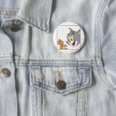 Tom und Jerry Briefmarke Button (Beispiel)