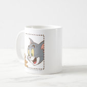 Tom und Jerry Briefmarke Kaffeetasse (Vorderseite Links)
