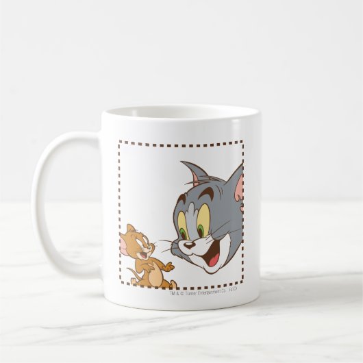 Tom und Jerry Briefmarke Kaffeetasse (Links)
