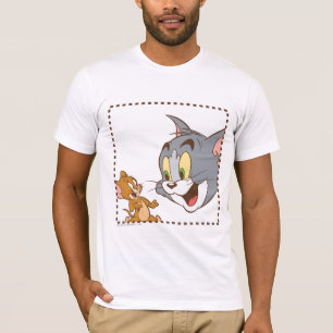 Tom und Jerry Briefmarke T-Shirt