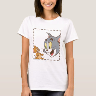 Tom und Jerry Briefmarke T-Shirt