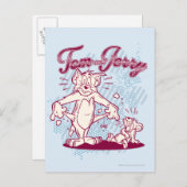 Tom und Jerry Broke Postkarte (Vorne/Hinten)