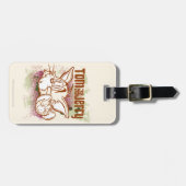 Tom und Jerry Brown und Green Gepäckanhänger (Vorderseite horizontal)