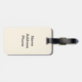 Tom und Jerry Brown und Green Gepäckanhänger (Rückseite horizontal)