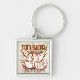 Tom und Jerry Brown und Green Schlüsselanhänger