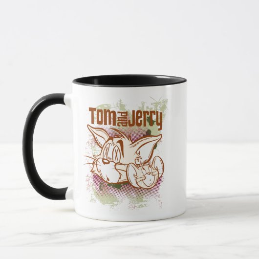 Tom und Jerry Brown und Green Tasse (Links)