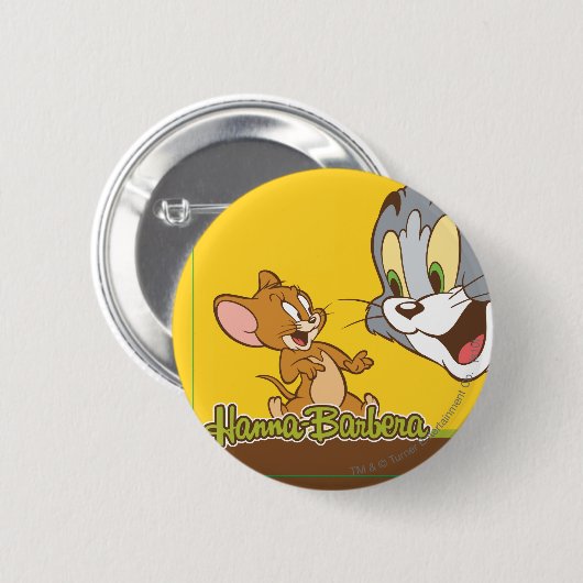 Tom und Jerry Button (Vorne & Hinten)