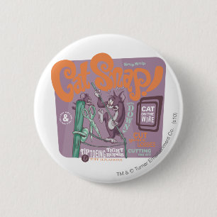 Tom und Jerry Cat Snap Button
