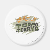 Tom und Jerry Chase Logo Magnet (Vorne)