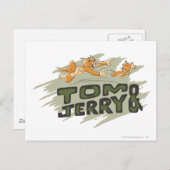 Tom und Jerry Chase Logo Postkarte (Vorne/Hinten)