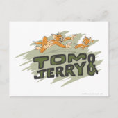 Tom und Jerry Chase Logo Postkarte (Vorderseite)