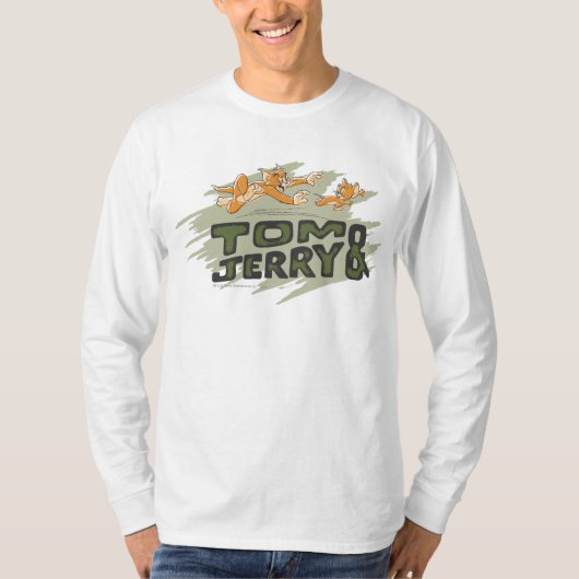Tom und Jerry Chase Logo T-Shirt (Vorderseite)