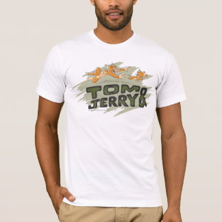 Tom und Jerry Chase Logo T-Shirt