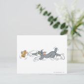 Tom und Jerry Chase Postkarte (Stehend Vorderseite)