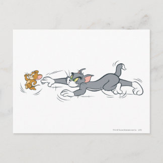Tom und Jerry Chase Postkarte