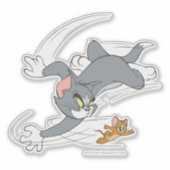 Tom und Jerry Chase Turn Aufkleber (Vorderseite)