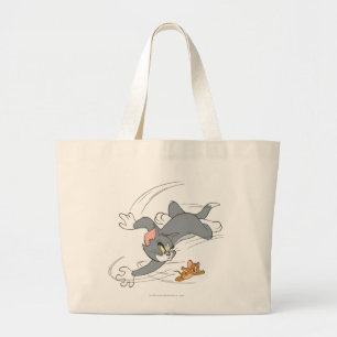 Tom und Jerry Chase Turn Jumbo Stoffbeutel