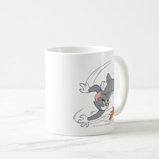 Tom und Jerry Chase Turn Kaffeetasse (VorderseiteRechts)